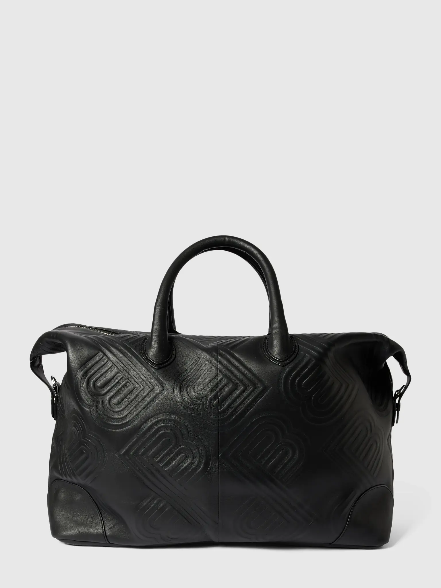 Schwarze Baldessarini Tasche mit geprägtem Pattern