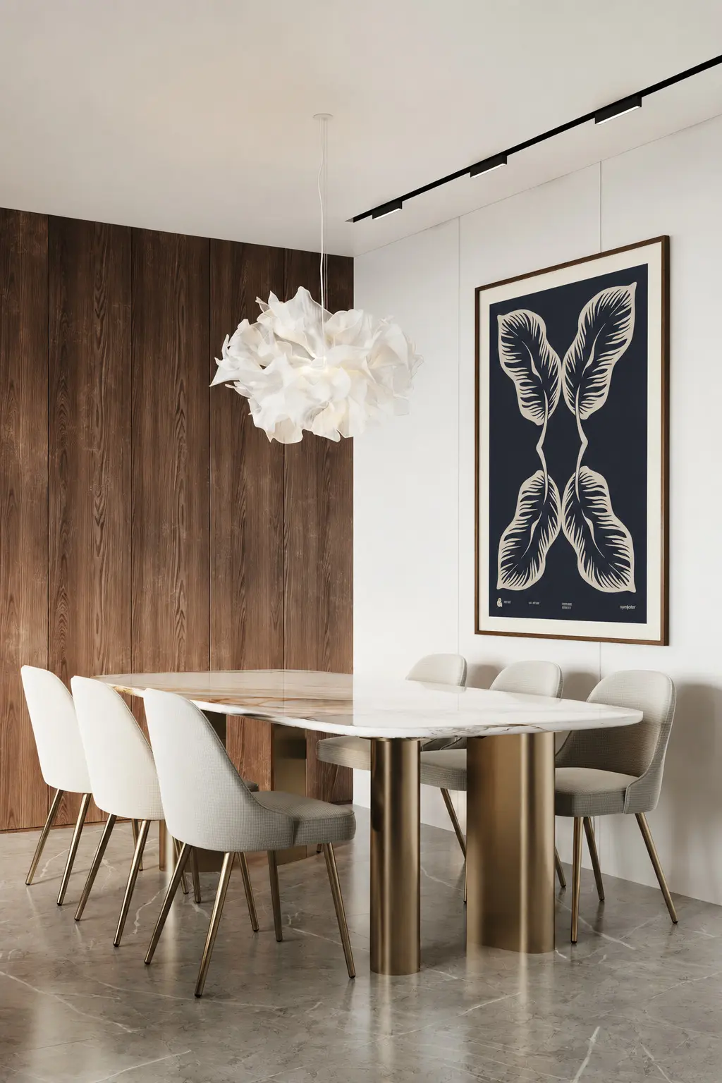 Leaf Edition 01 in a contemporary dining interior