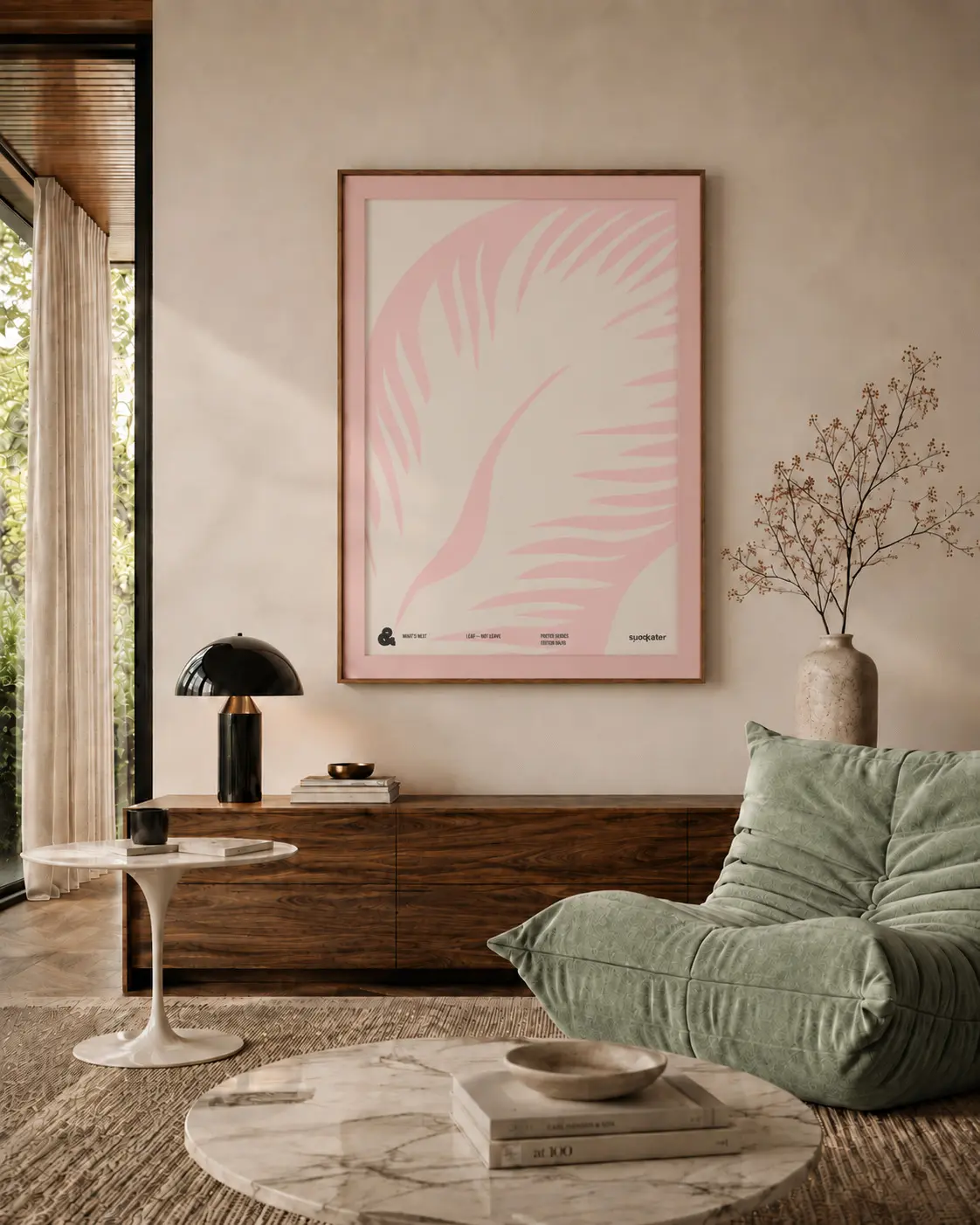 Leaf Edition 04 in a warm modern interior