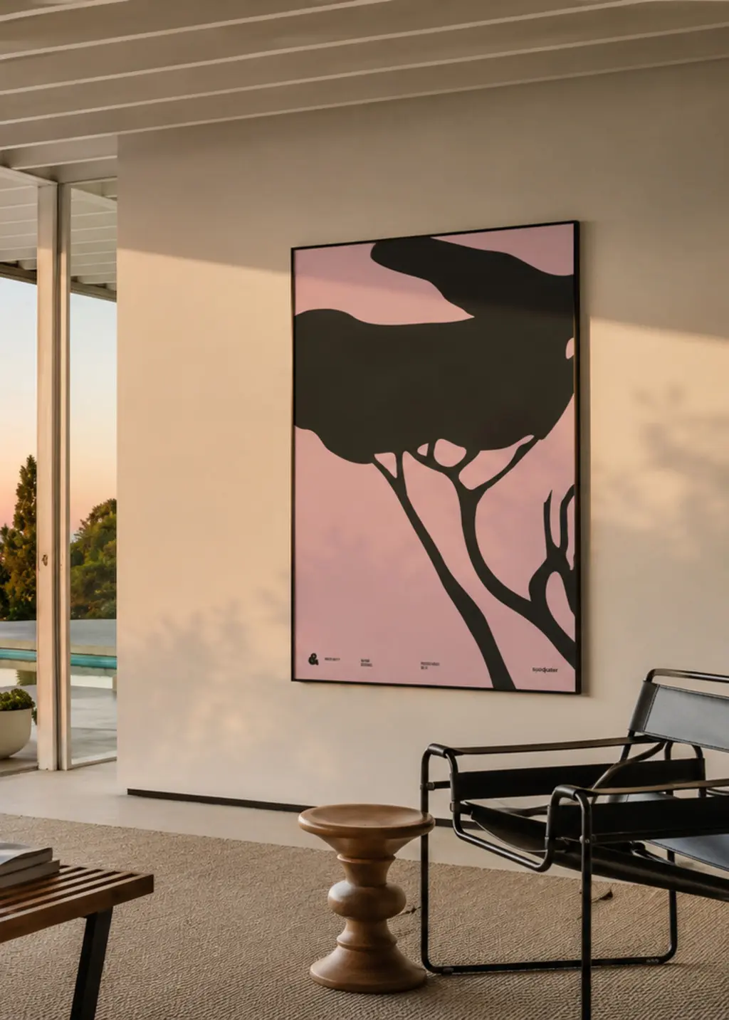Leaf Edition 10 in a light Californian interior