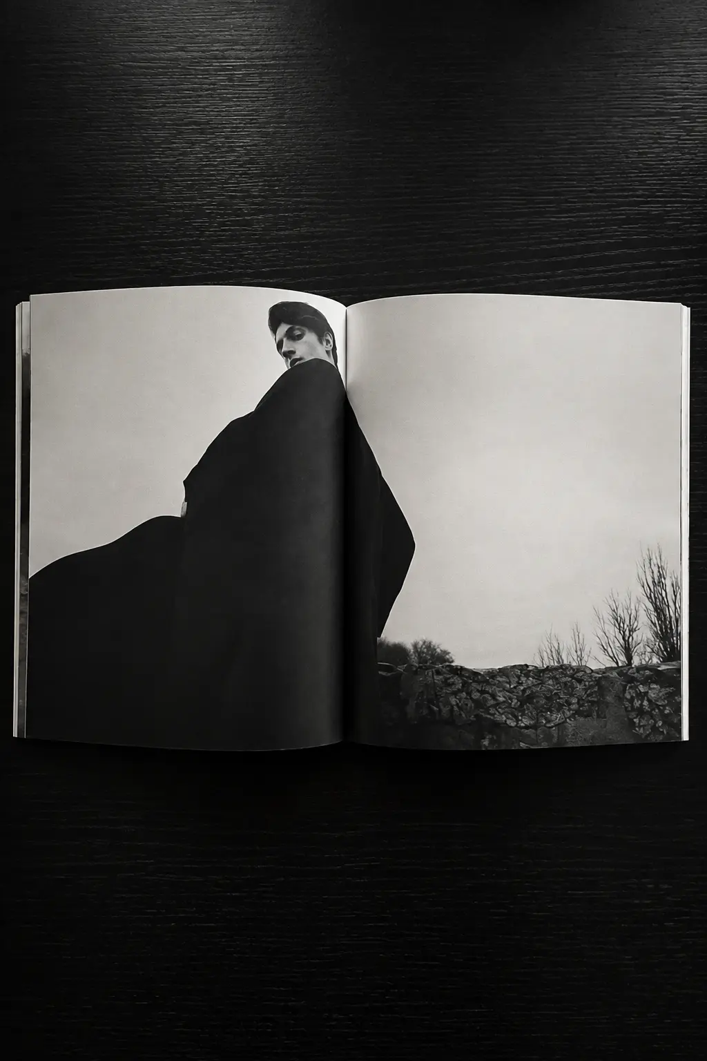 Baldessarini Château Provence monochrome silhouette spread
