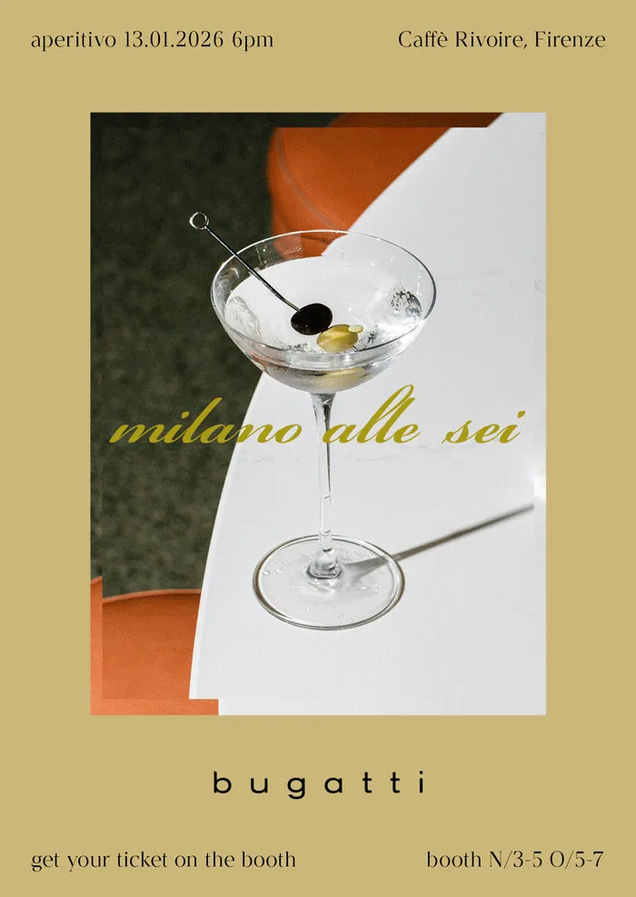 Animated Bugatti aperitivo invitation