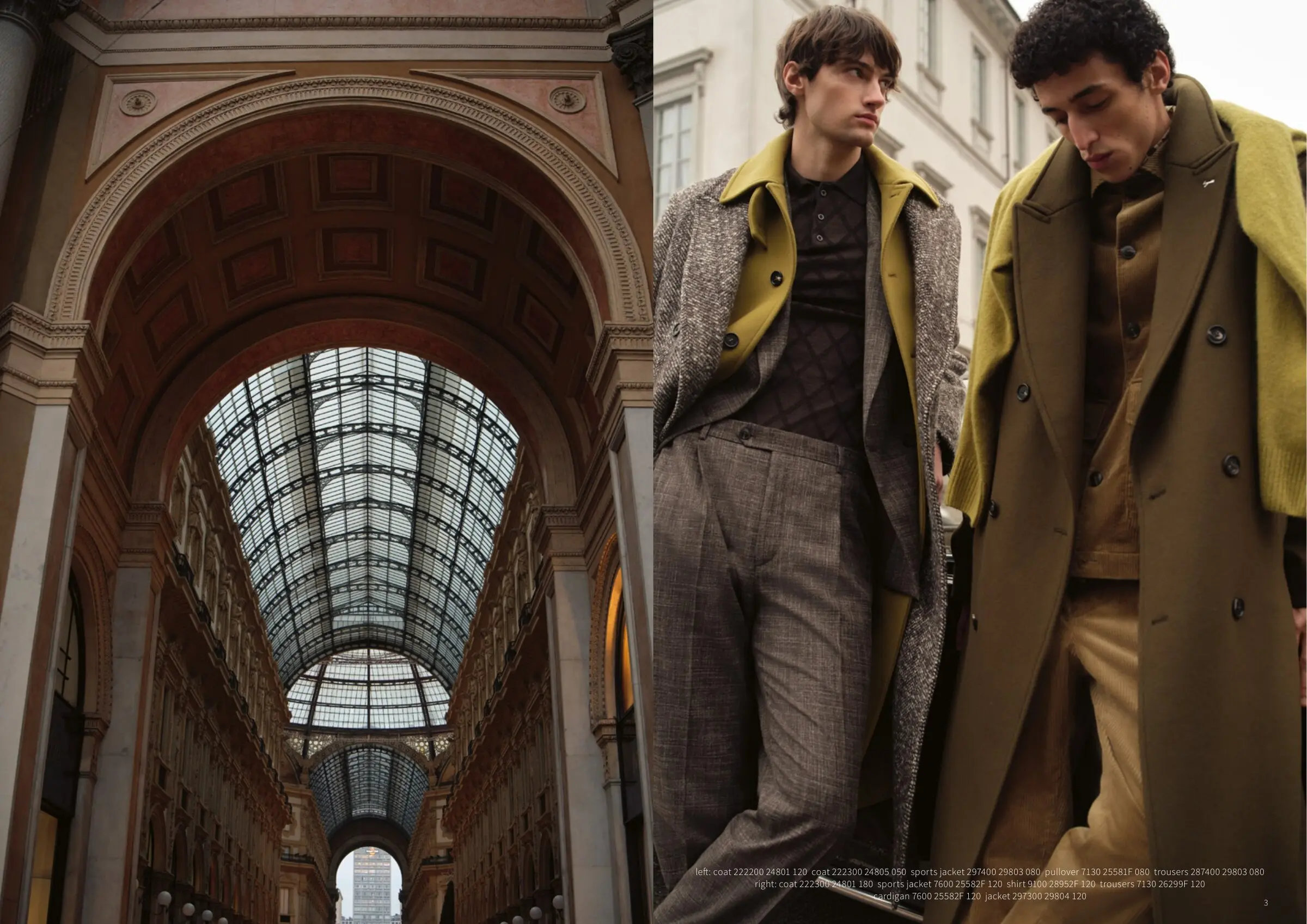 Bugatti Fall/Winter 2026 menswear lookbook spread 01