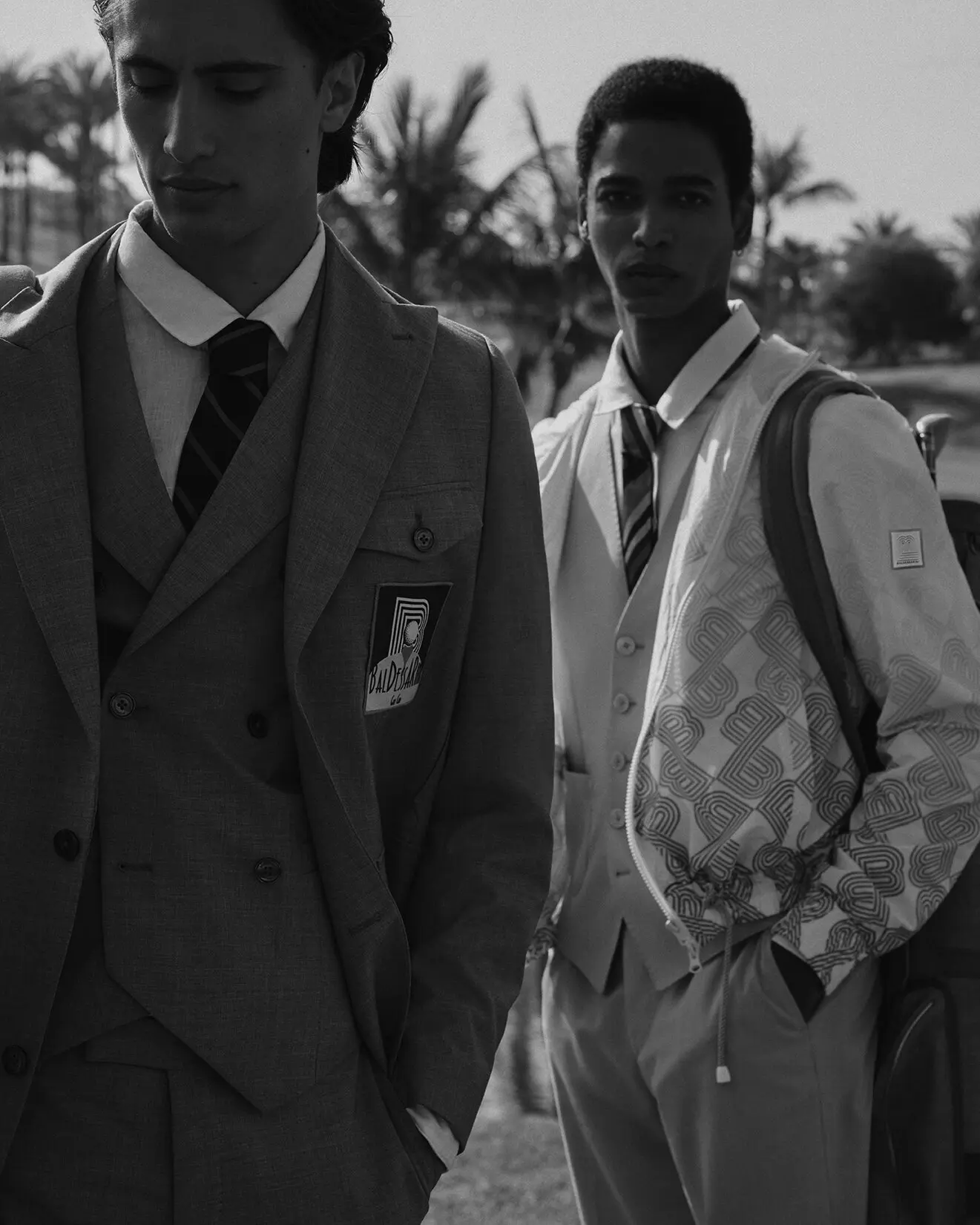 Baldessarini tailoring with textile patch details