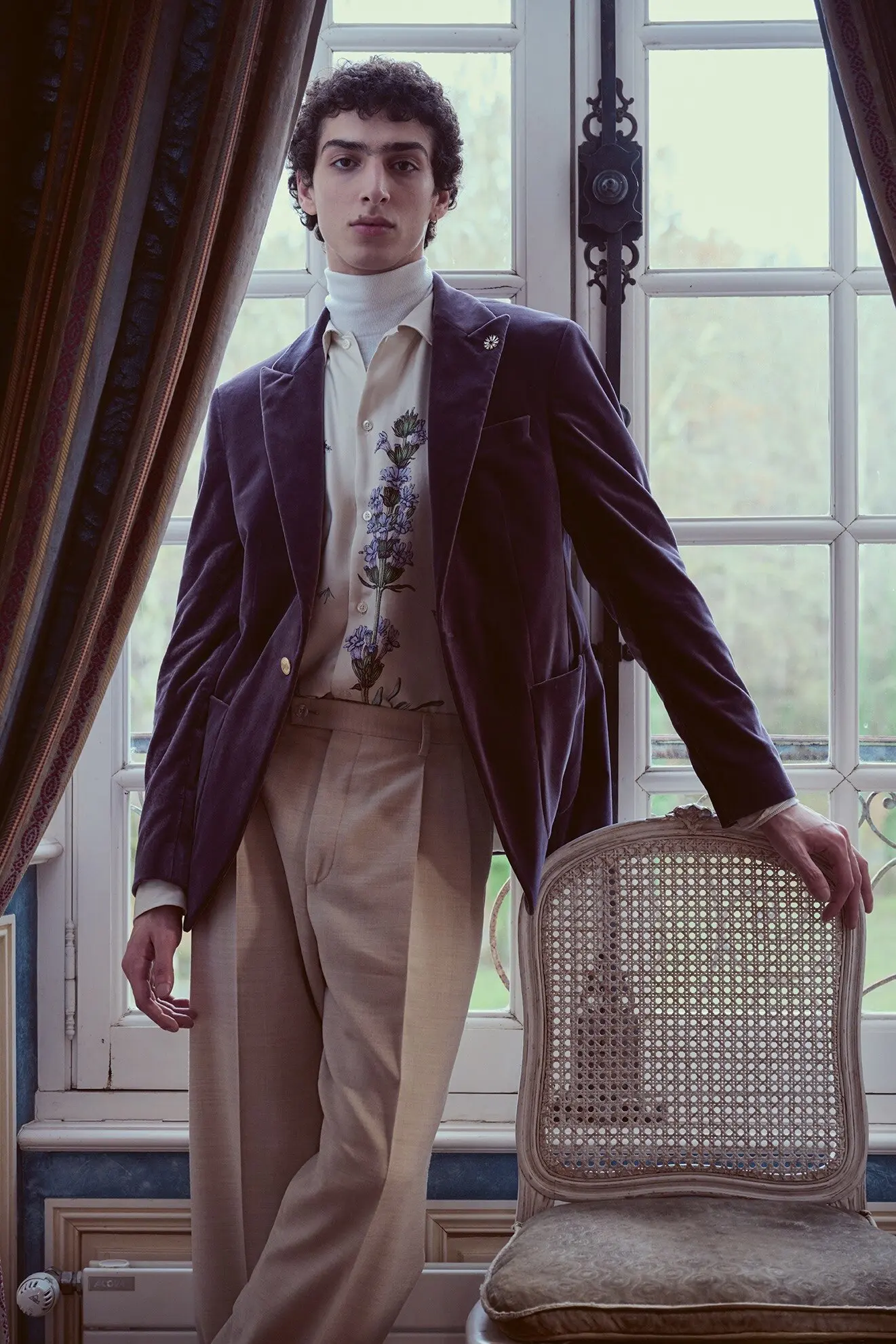Baldessarini shirt and tie with placement artwork