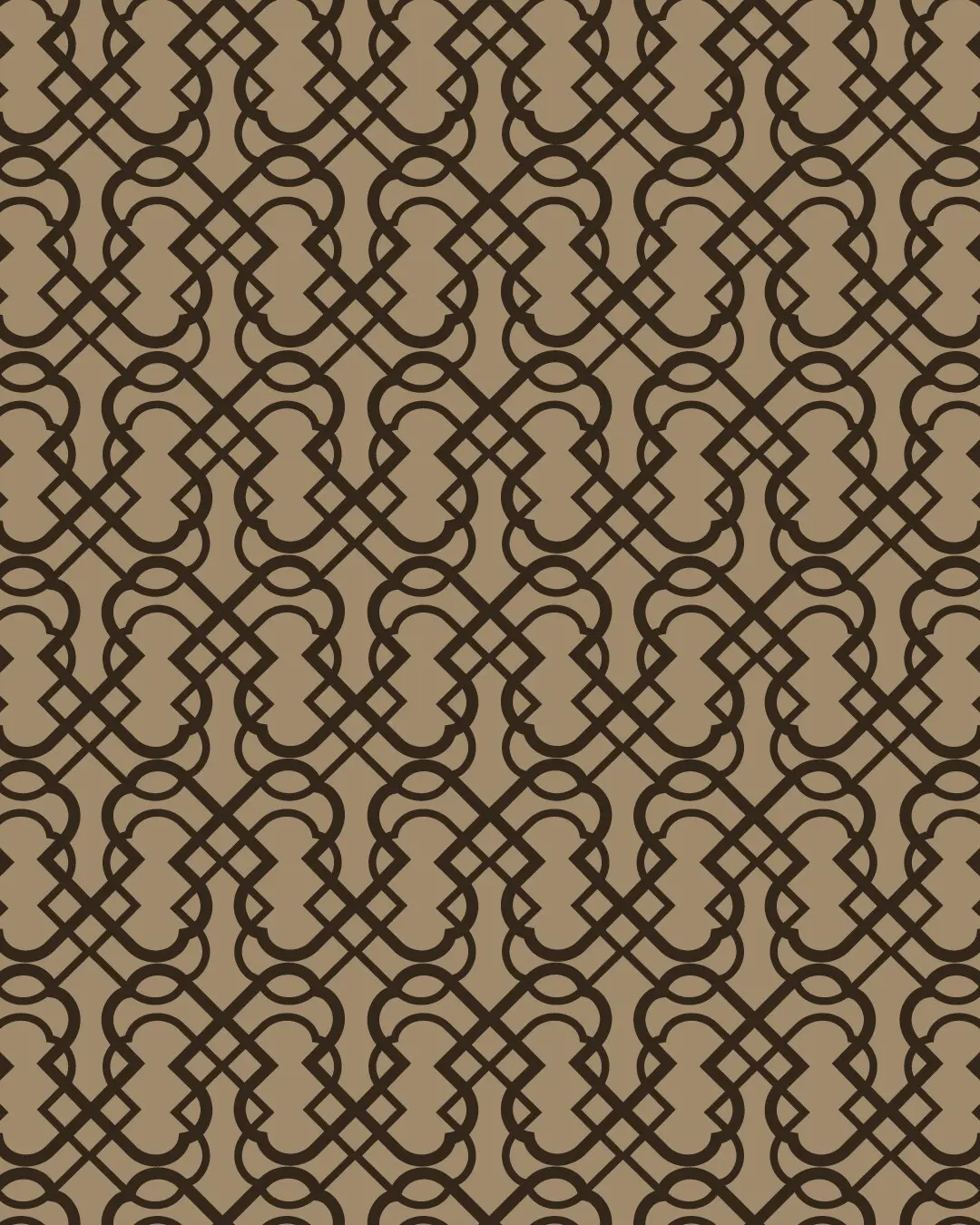 Baldessarini Pattern in Braun und Taupe