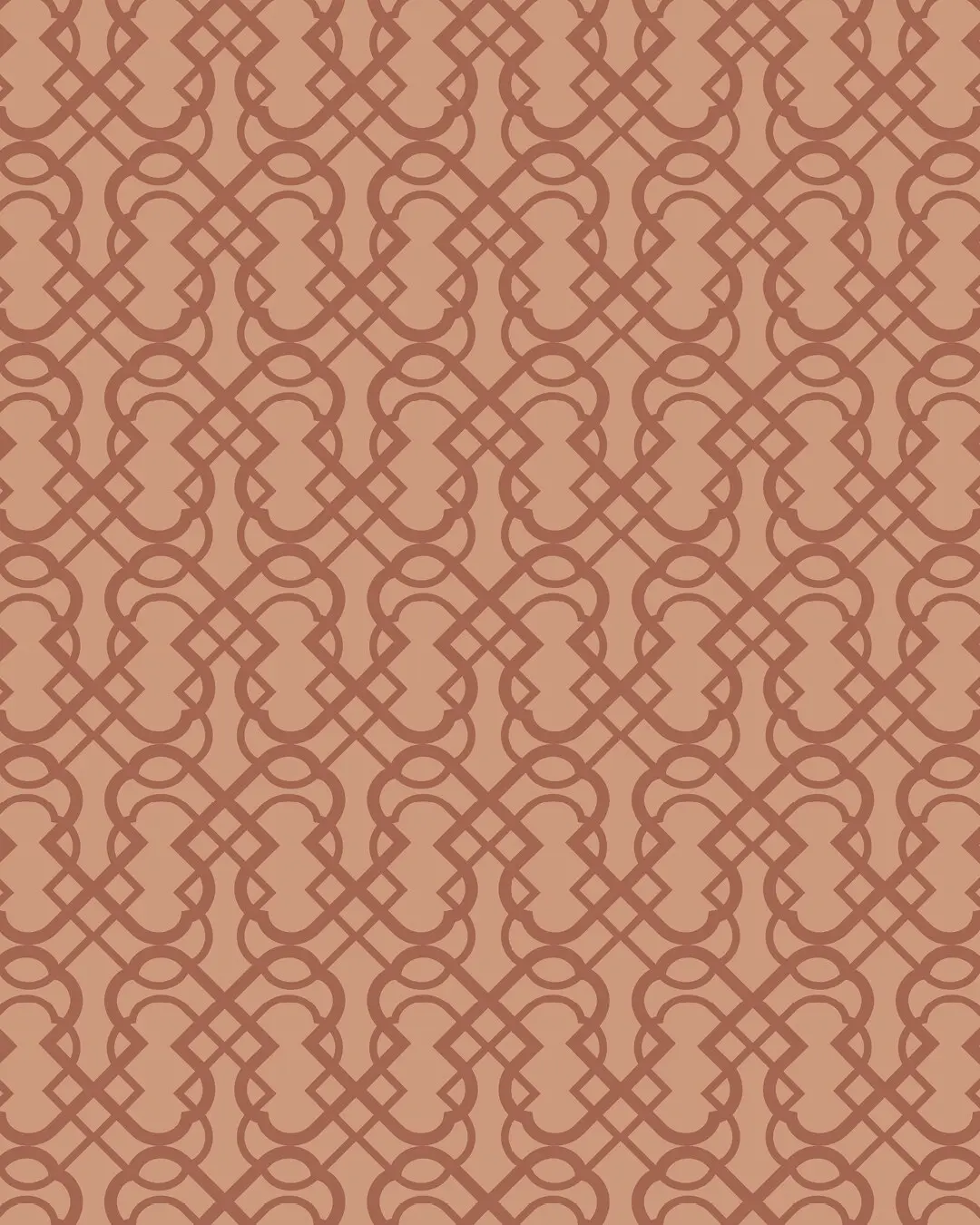 Baldessarini Pattern in Rosé und Terrakotta