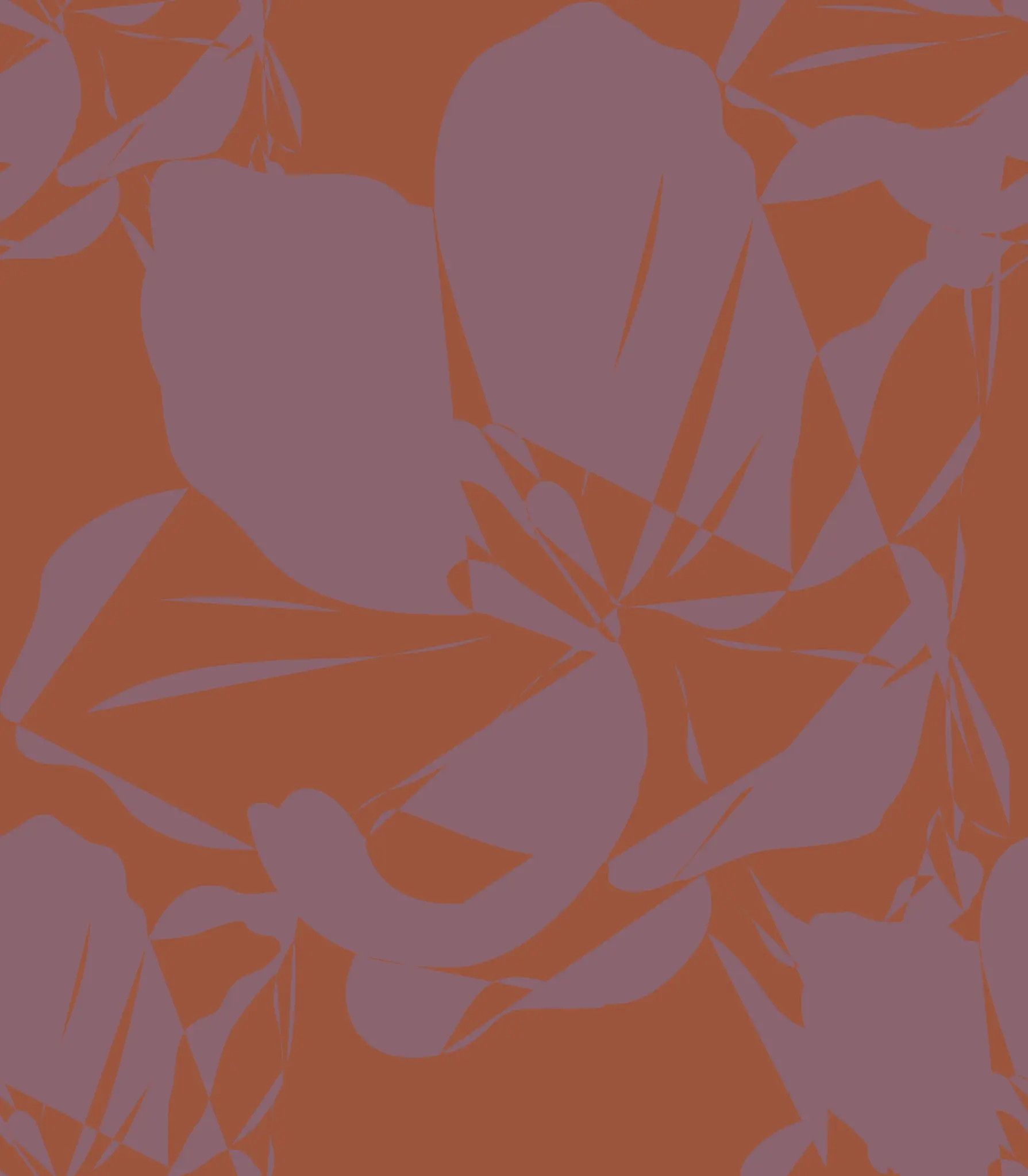 Korallfarbene florale Baldessarini Pattern-Studie